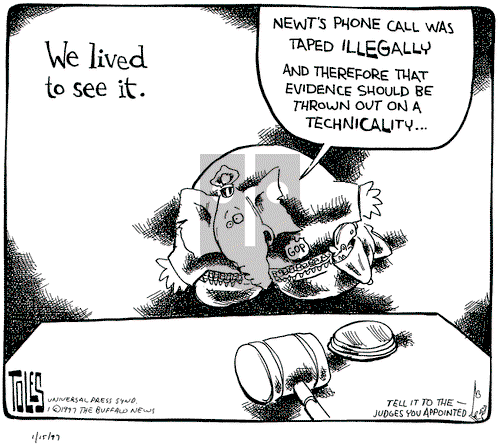 Tom Toles on Wednesday January 15, 1997 Comic Strip