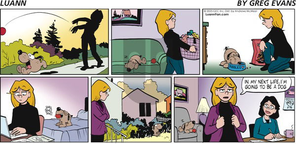 Luann - Sunday February 16, 2025 Comic Strip