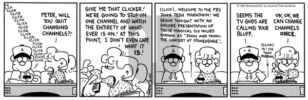 FoxTrot on Monday March 24, 1997 Comic Strip