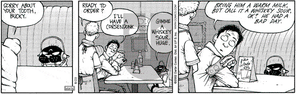 Get Fuzzy on Friday August 23, 2002 Comic Strip
