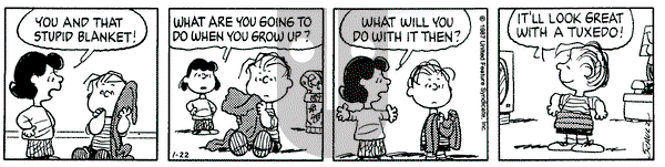 Peanuts on Thursday January 22, 1987 Comic Strip