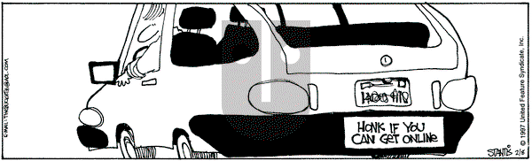 The Buckets on Saturday February 8, 1997 Comic Strip