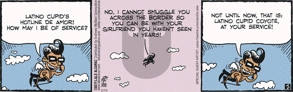 La Cucaracha - Thursday February 14, 2019 Comic Strip