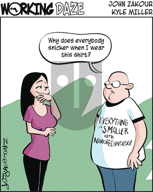 Working Daze on Wednesday October 22, 2003 Comic Strip