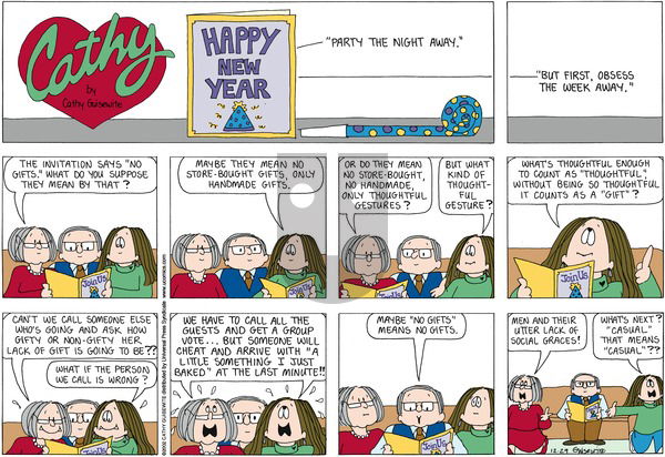 Cathy Classics on Sunday December 29, 2013 Comic Strip