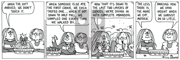 Cathy Classics on Thursday December 26, 1996 Comic Strip