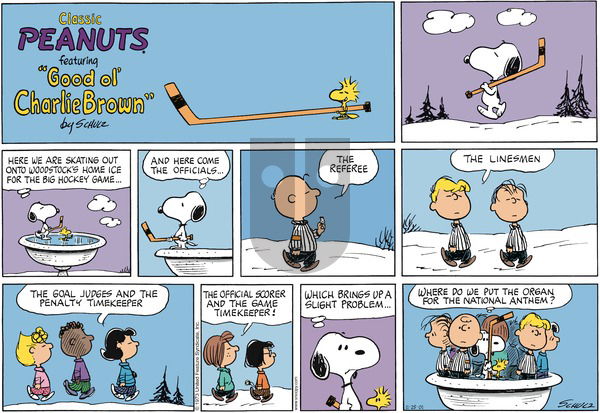 Peanuts on Sunday November 25, 2001 Comic Strip