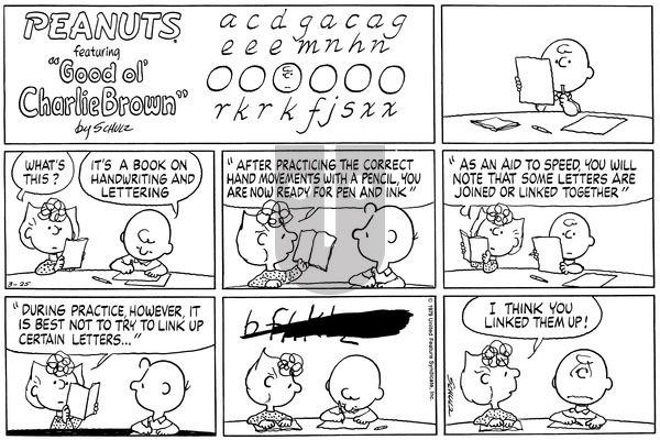 Peanuts on Sunday March 25, 1979 Comic Strip