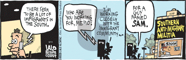 La Cucaracha on Thursday August 11, 2005 Comic Strip