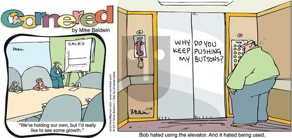 Cornered on Sunday April 28, 2013 Comic Strip