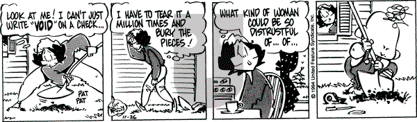 Rose is Rose on Saturday November 26, 1994 Comic Strip