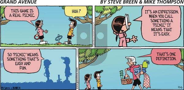 Grand Avenue on Sunday September 6, 2015 Comic Strip