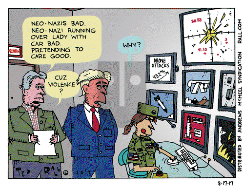 Ted Rall on Thursday August 17, 2017 Comic Strip