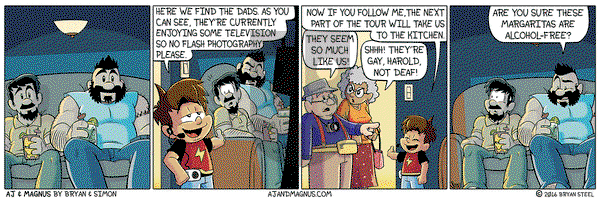 AJ and Magnus - Saturday August 6, 2016 Comic Strip