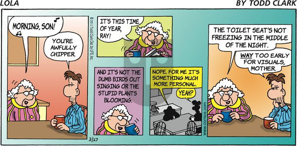 Lola on Sunday March 27, 2011 Comic Strip