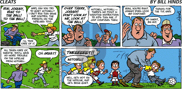 Cleats - Sunday March 28, 2004 Comic Strip