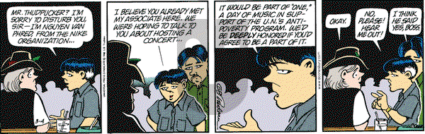 Doonesbury on Monday September 6, 1999 Comic Strip