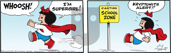 Nancy on Thursday April 6, 2017 Comic Strip