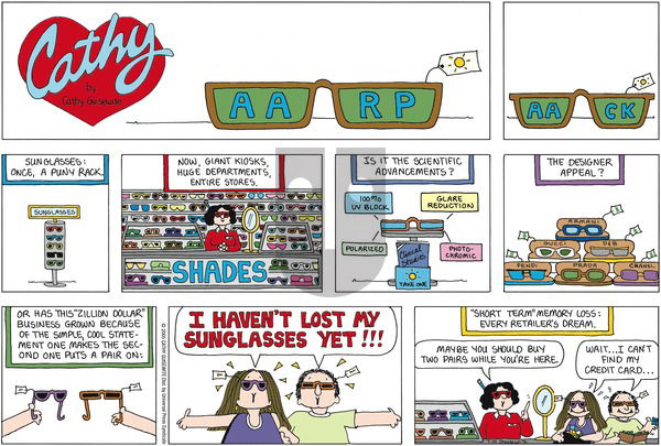 Cathy Classics on Sunday July 10, 2005 Comic Strip