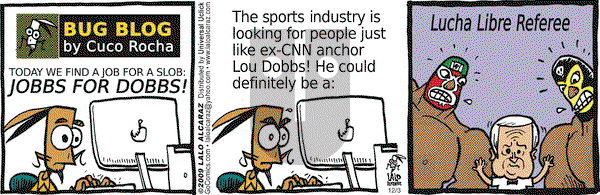 La Cucaracha on Thursday December 3, 2009 Comic Strip