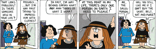 Cathy Classics on Friday September 29, 2000 Comic Strip