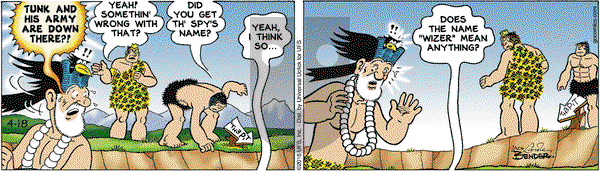 Alley Oop on Monday April 18, 2016 Comic Strip