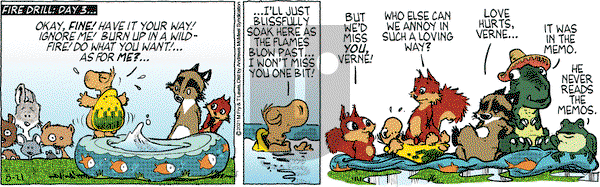 Over the Hedge on Saturday August 21, 2021 Comic Strip