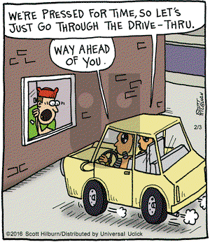 The Argyle Sweater - Wednesday February 3, 2016 Comic Strip
