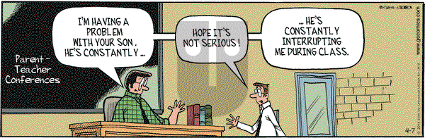 Grand Avenue on Monday April 7, 2014 Comic Strip