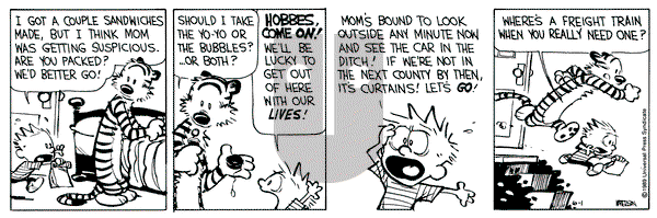 Calvin and Hobbes on Thursday June 1, 1989 Comic Strip