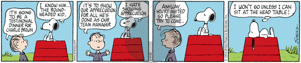 Peanuts on Saturday February 3, 2001 Comic Strip