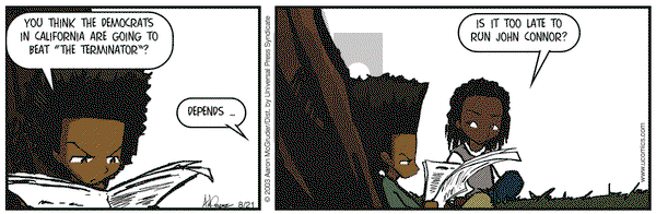 The Boondocks on Thursday August 21, 2003 Comic Strip