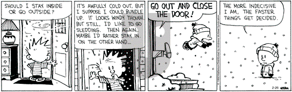 Calvin and Hobbes - Monday February 26, 2024 Comic Strip