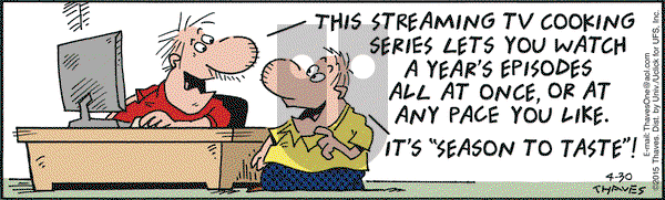 Frank and Ernest on Thursday April 30, 2015 Comic Strip