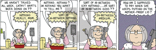 Cathy Classics on Saturday March 18, 2000 Comic Strip