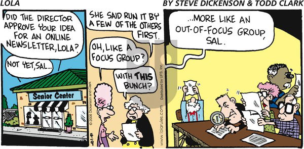 Lola on Sunday April 9, 2006 Comic Strip