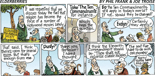 The Elderberries on Sunday August 13, 2006 Comic Strip