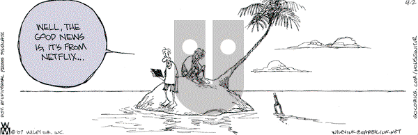 Non Sequitur on Monday April 2, 2007 Comic Strip