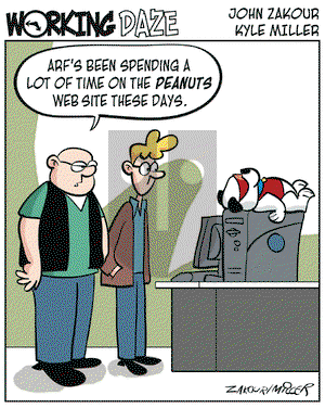 Working Daze on Monday November 20, 2006 Comic Strip