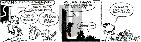 Over the Hedge on Wednesday February 12, 1997 Comic Strip