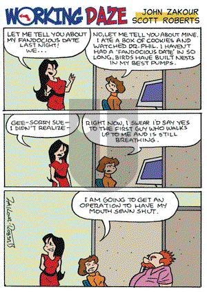 Working Daze - Tuesday April 18, 2017 Comic Strip