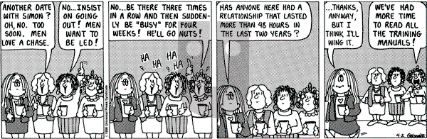 Cathy Classics on Monday April 2, 1990 Comic Strip
