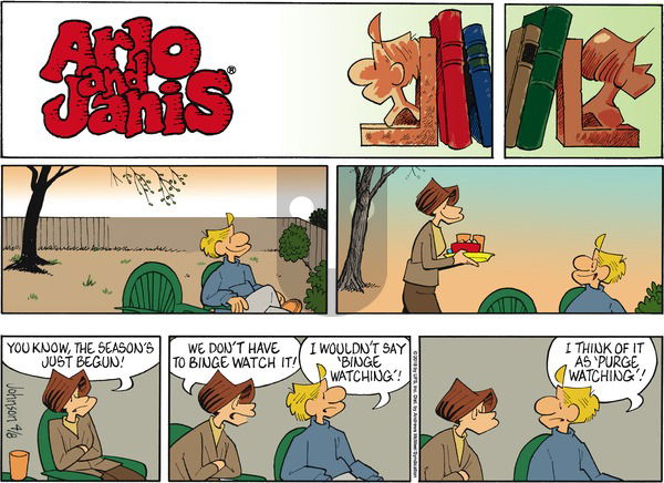 Arlo and Janis on Sunday April 8, 2018 Comic Strip