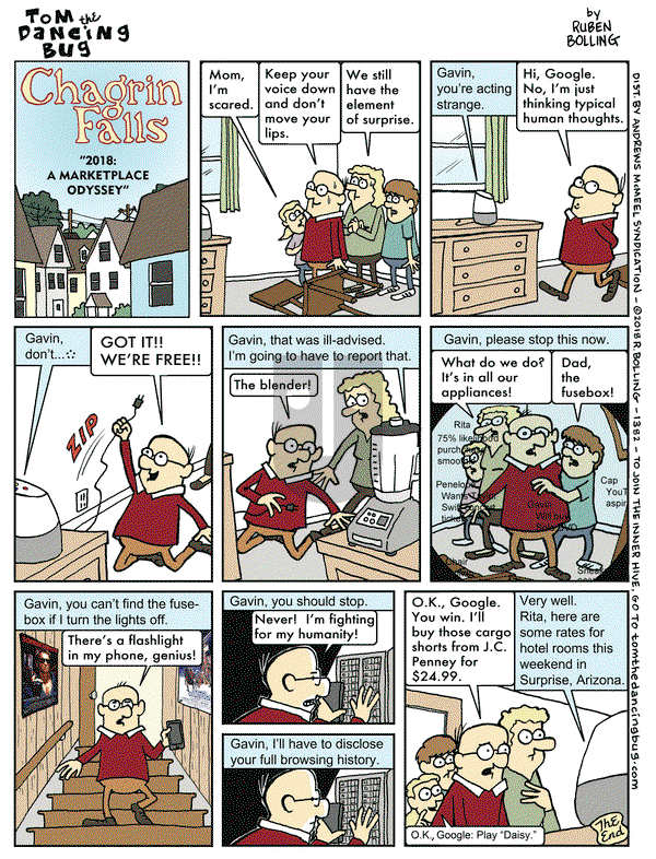 Tom the Dancing Bug on Friday April 6, 2018 Comic Strip