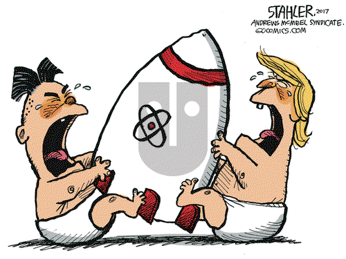 Jeff Stahler on Tuesday April 18, 2017 Comic Strip
