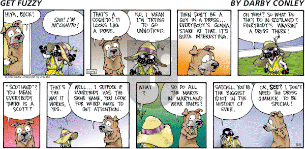 Get Fuzzy on Sunday June 5, 2011 Comic Strip