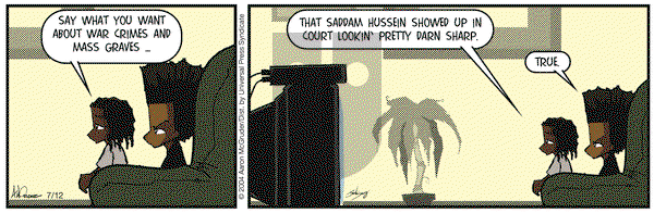 The Boondocks on Monday July 12, 2004 Comic Strip