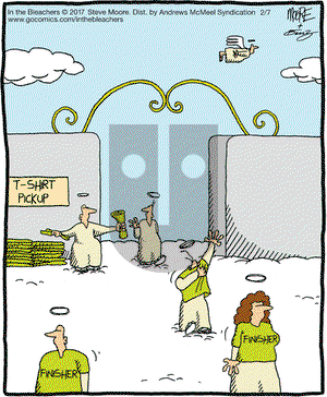 In the Bleachers on Tuesday February 7, 2017 Comic Strip