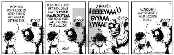 Cow and Boy Classics on Monday January 8, 2007 Comic Strip