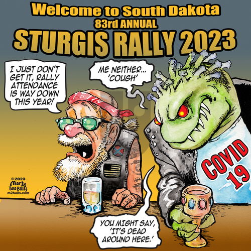 M2Bulls on Thursday August 24, 2023 Comic Strip